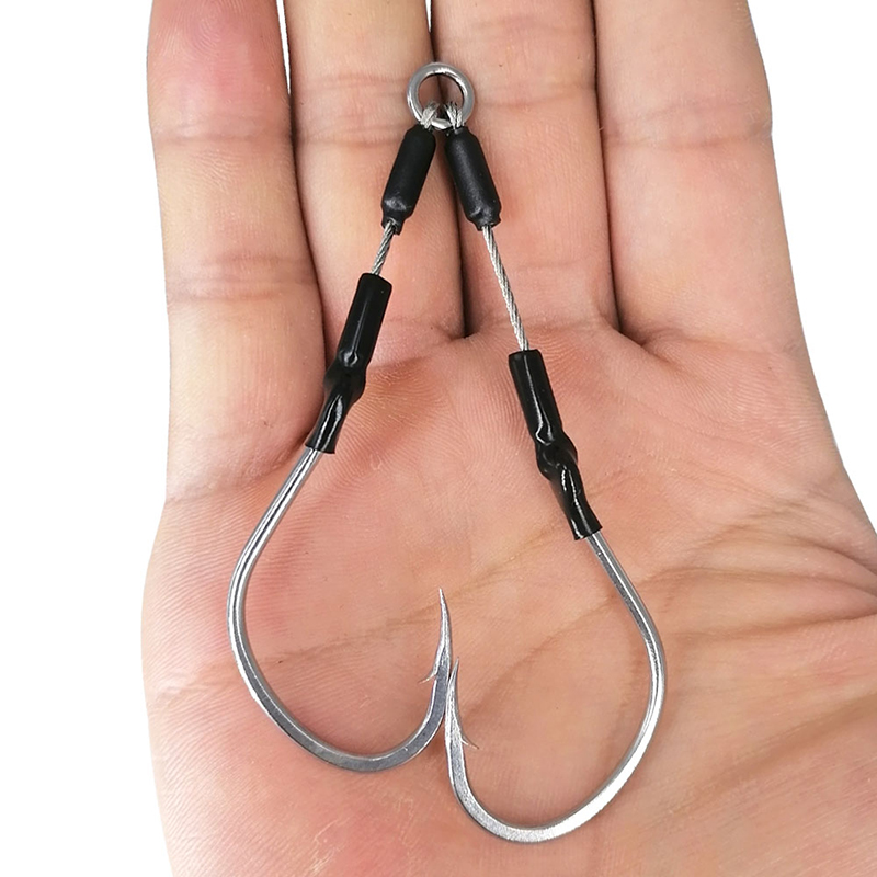 Fishing Hook Assortment - 2 пары/упаковка, рыболовные крючки из нержавеющей