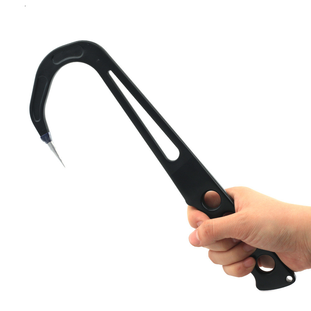 Fishing Hook Size - Портативная рыболовная ручка из нержавеющей стали,