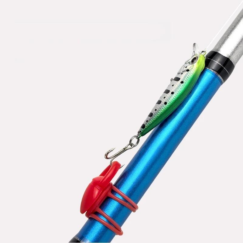 Fishing Hook Size - Фиксатор для рыболовных крючков, высокоэластичный силиконовый,