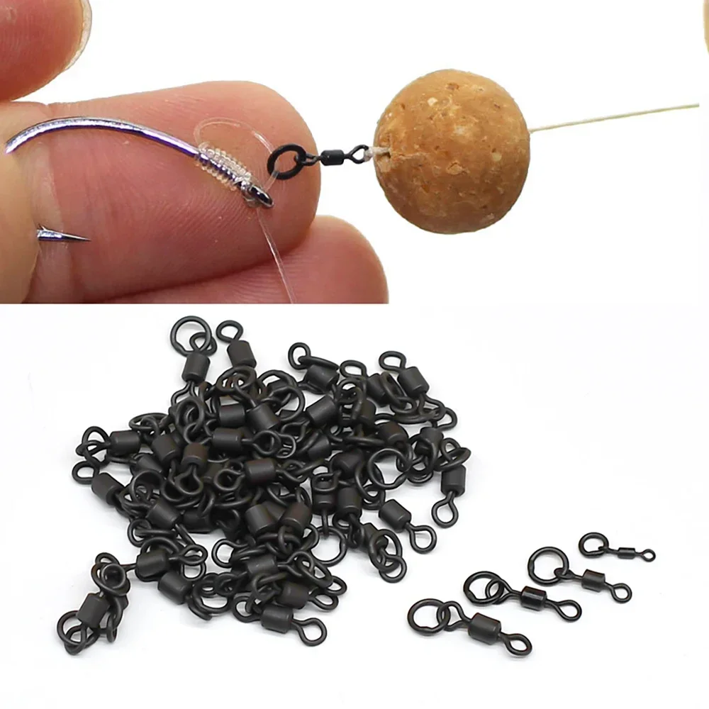 MNFT 50 шт., вертлюг с микроги – обзор и цена Fishing Hook Size